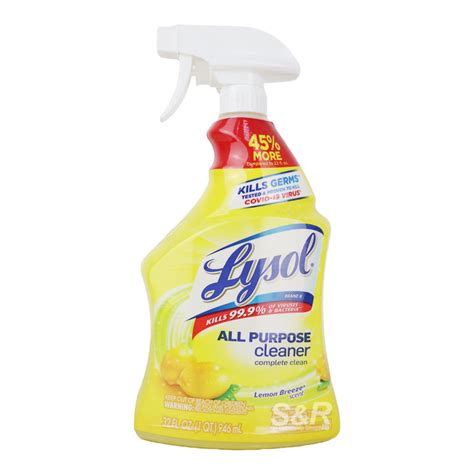 Lysol All Purpose Cleaner Lemon Breeze Scent 946mL Lazada PH