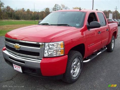 2009 Victory Red Chevrolet Silverado 1500 Lt Z71 Crew Cab 4x4 20306061 Photo 2