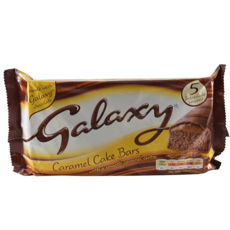 Galaxy Caramel Cake Bars 5 Pack Nov 23 Mar 24 Rrp £2 Clearance Xl