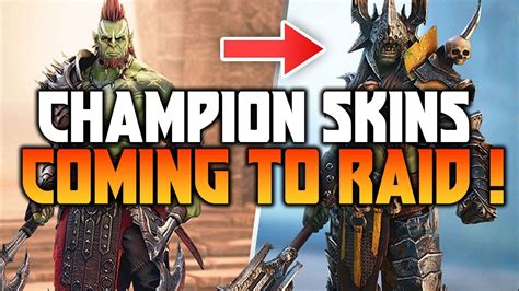 CHAMPION SKINS COSMETICS COMING TO RAID SHADOW LEGENDS THIS IS