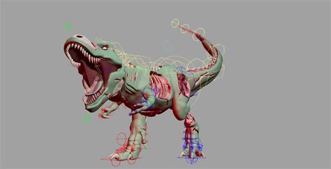 Zombie T-rex - AnimProps