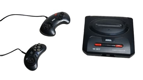 Sega Mega Drive 2 Console Black Retro Hunts