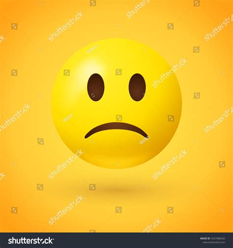 Sad emoji 3d Images, Stock Photos & Vectors | Shutterstock