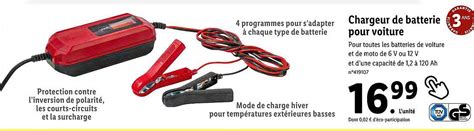 Promo Chargeur De Batterie Pour Voiture Chez Lidl Icatalogue Fr