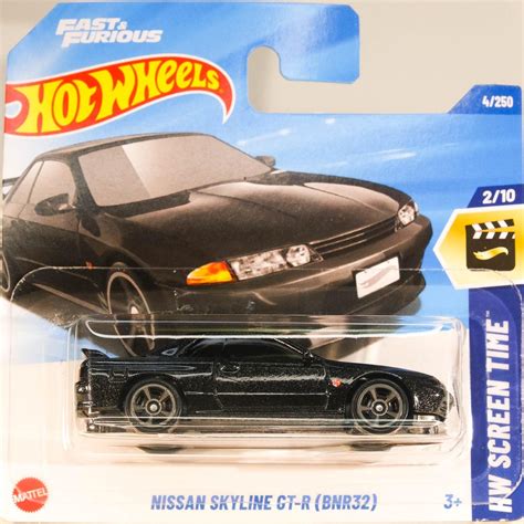 Hot Wheels Nissan Skyline GT R BNR Tempo De Tela HW edição Fast Furious Etsy