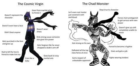 cosmic virgin vs awakened chad : r/OPMFolk