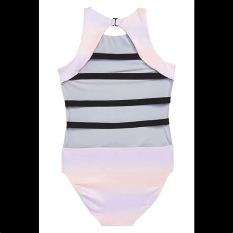 Zella Girl Swim Nwt Cute Zella One Piece Ladder Back Swimsuit