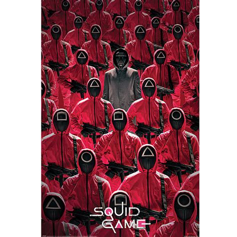 Squid Game Poster Crowd Select Sports Souvenirs