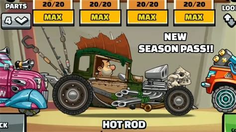 Hill Climb Racing 2 NEW SEASON PASS HOTROD SURVIVOR ZEPHYR SKIN