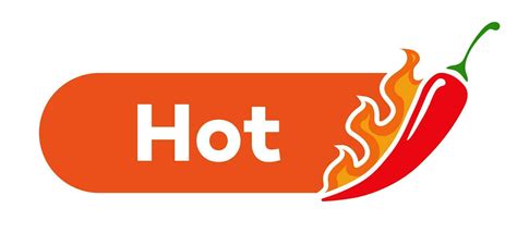 Spicy Chilli Level Hot Isolated On White Background 25661491 Vector Art At Vecteezy