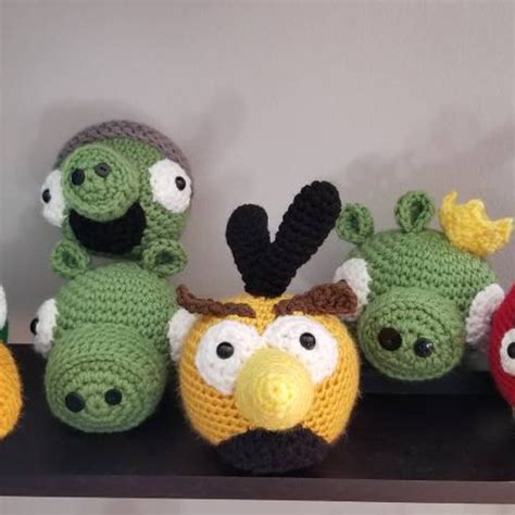 Crochet Angry Birds Etsy