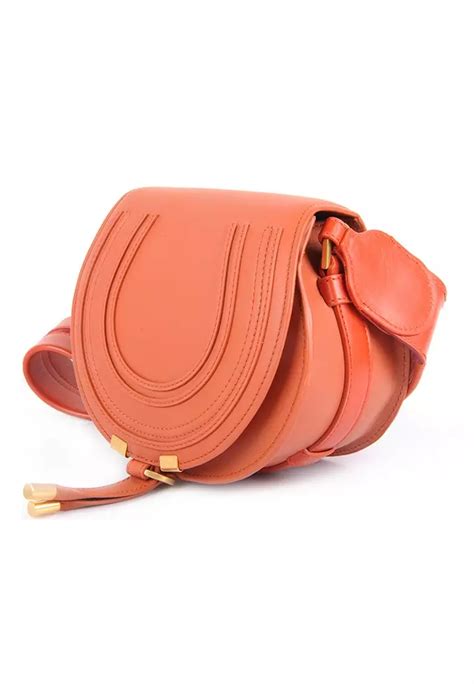 Buy Chlo Chloe Small Marcie Saddle Crossbody Bag In Brown Online