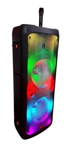 Bocina Grande Amplificada X Pulgadas Panel Multi Color Mercadolibre