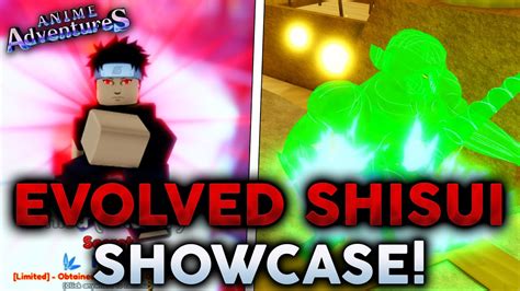 Level Evolved Shisui Shisu Showcase Anime Adventures Roblox