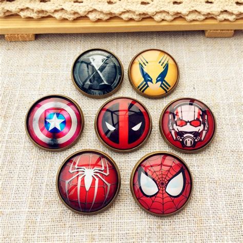 Super Hero Pin Button Superhero Badge Button Pin 25mm 1