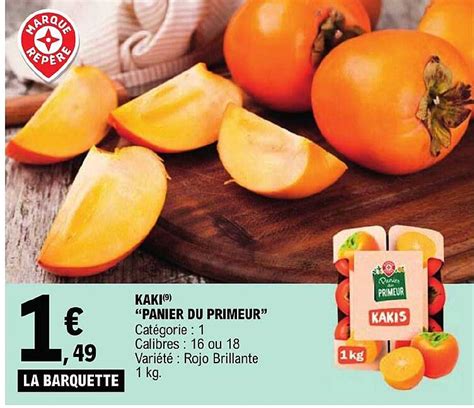 Promo Kaki Panier Du Primeur Chez E Leclerc ICatalogue Fr