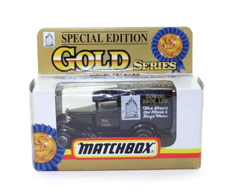 Sold Price Matchbox 38 Ford Model A Van Gowings Bros Ltd October