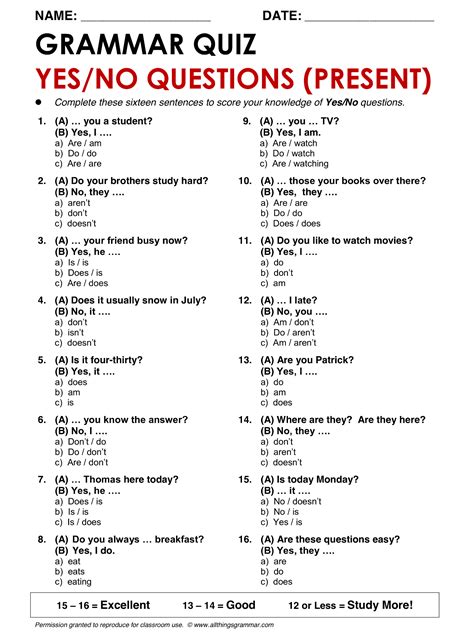 Grammar Worksheet Present Continuous Yesno Questions Faisal Idn