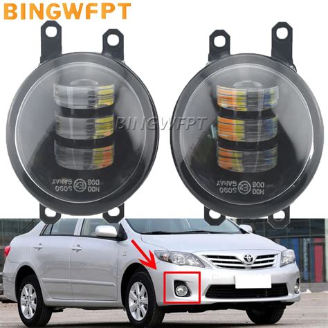 Pcs Fog Light For Toyota Corolla Headlight Fog Lights