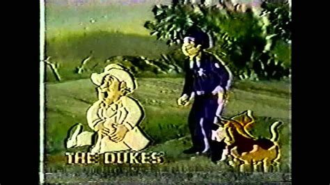 The Dukes Cartoon Series Cbs Promo 3 1983 Youtube