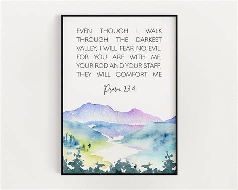 Bible Verse Wall Art Psalm 234 Christian Wall Art Scripture Wall Art