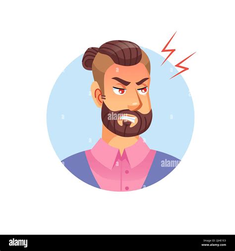 Plano Caricatura Hipster Hombre Avatar Personaje Social Media Vector