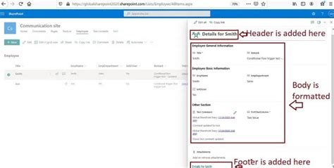 Customize The List Form Using Json In Sharepoint Online Step By Step