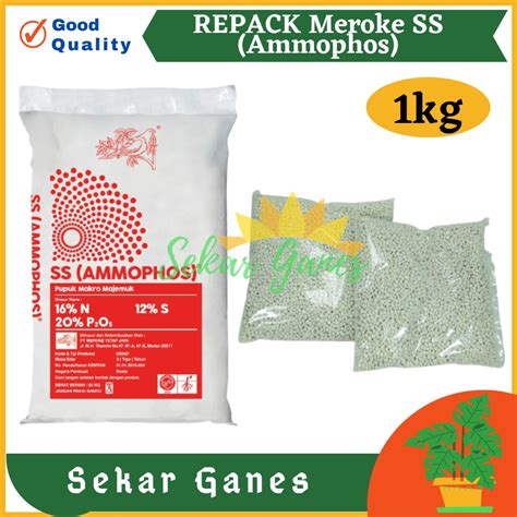 Jual Promo Pupuk Meroke Ss Ammophos Kg Kemasan Repack Ammonium