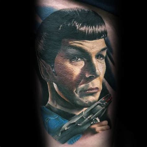 50 Star Trek Tattoo Designs For Men Science Fiction Ink Ideas