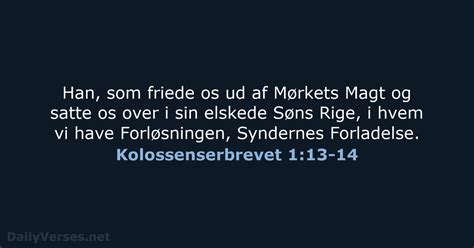 September Dagens Bibelvers Da Kolossenserbrevet