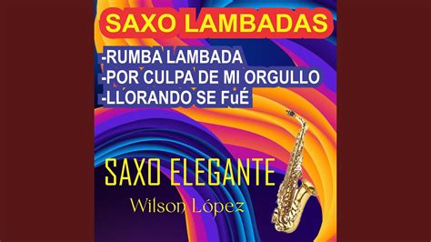 Saxo Lambadas Rumba Lambada Por Culpa De Mi Orgullo Llorando Se Fu