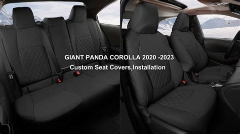 How To Install Giant Panda Toyota Corolla 2020 2023 Custom Seat Covers