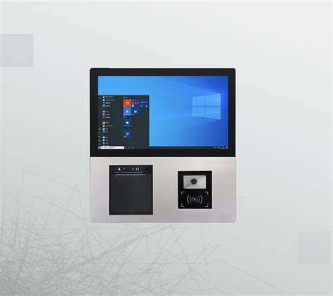 Wall Mounted Kiosk Pos System Self Service Kiosk