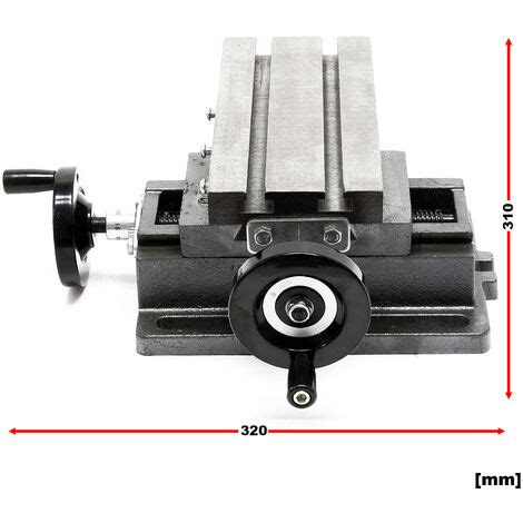 Tau Croix Axes Table De Fraisage Surface De Per Age X Mm