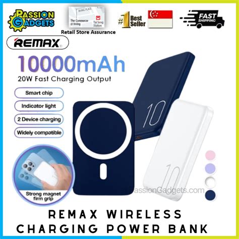 Remax Rpp Mah W Slim And Mini Magnetic Wireless Fast Charging