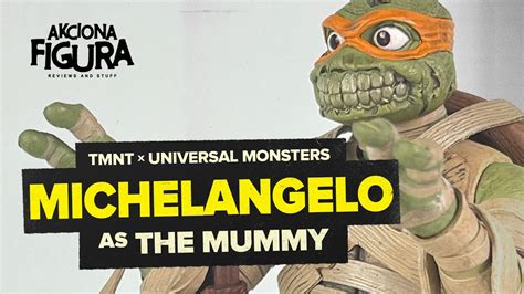 NECA TMNT x Universal Monsters MIKELANĐELO kao MUMIJA Review