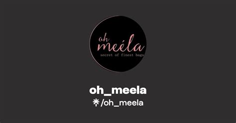 Oh Meela Instagram Facebook Linktree