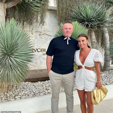 Coleen Rooney Shows Off Her Tanned And Toned Figure In A Sizzling Hot Pink Bikini In Ibiza