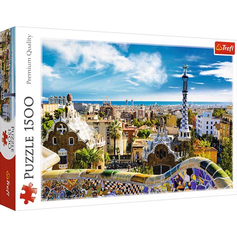 Piece Jigsaw Puzzle Park G Ell Barcelona Spain Puzzle European