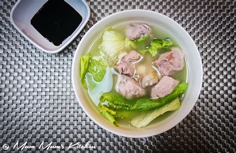 Lily Bulb Pork Soup - Mum Mum's Kitchen