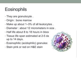 Eosinophils and BASOPHILSkhadeejaimad.pptx