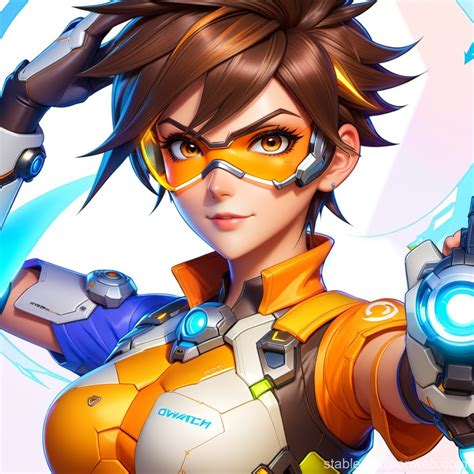 Overwatchs Tracer Character Stable Diffusion Online