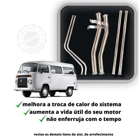 Tubo De Gua Kombi Flex Indicador De Temp E Chicote Gracha