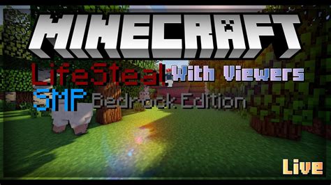 Minecraft Bedrock Lifesteal Realmserver Smp Road To 316k Youtube