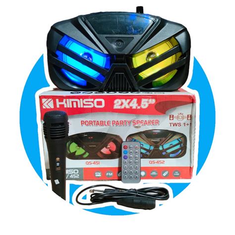 Jual Speaker Bluetooth Kimiso QS 452 Karaoke Free Mic Shopee Indonesia