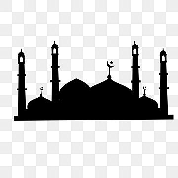 Mosque Painting Silhouette PNG Transparent Mosque Silhouette Mosque