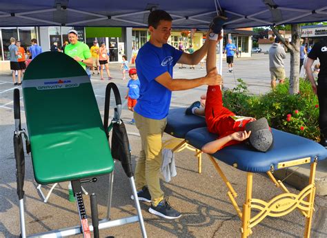 Stretching Table 2024 St Anthony Villagefest