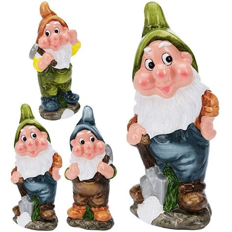 Krasnal Ogrodowy Kolorowy Ozdoba Do Ogrodu Figurka Ogrodowa 29 Cm O