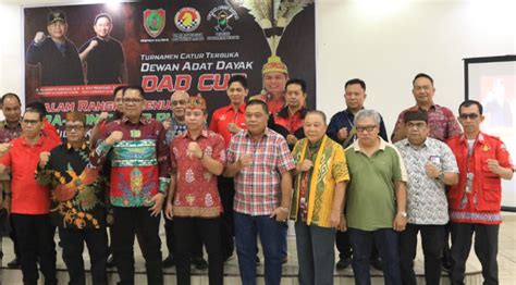 TURNAMEN CATUR DEWAN ADAT DAYAK DAD CUP TAHUN 2023 RESMI DIBUKA NEO