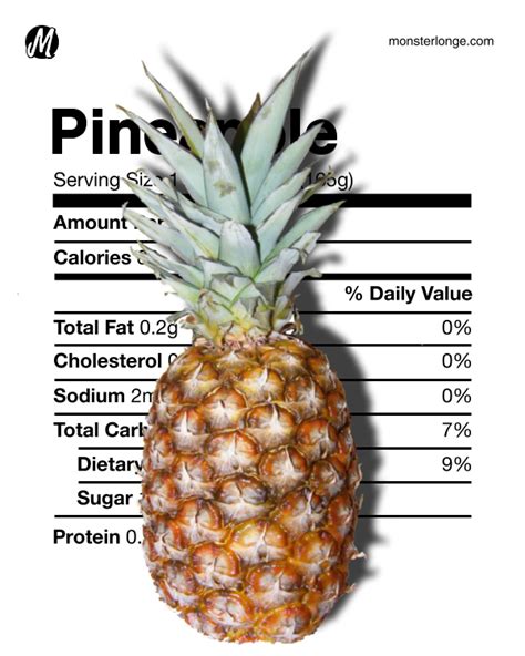 Pineapple Nutrition Facts Artofit